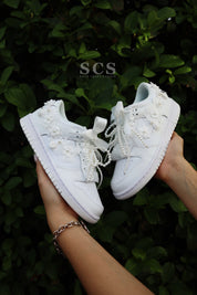 Custom Wedding Shoes | Dunk Low Sneakers | solecraftstudio