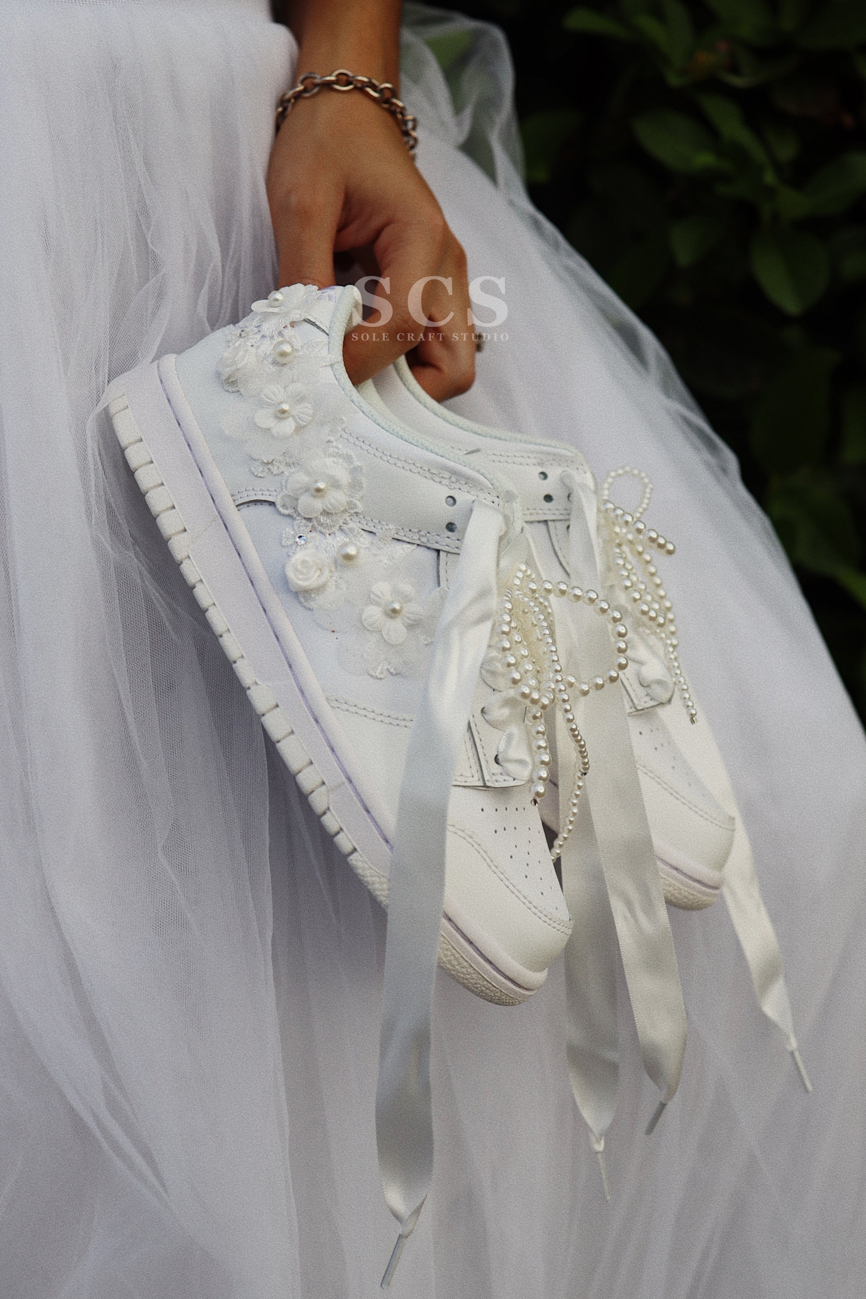 Custom Wedding Shoes | Dunk Low Sneakers | solecraftstudio