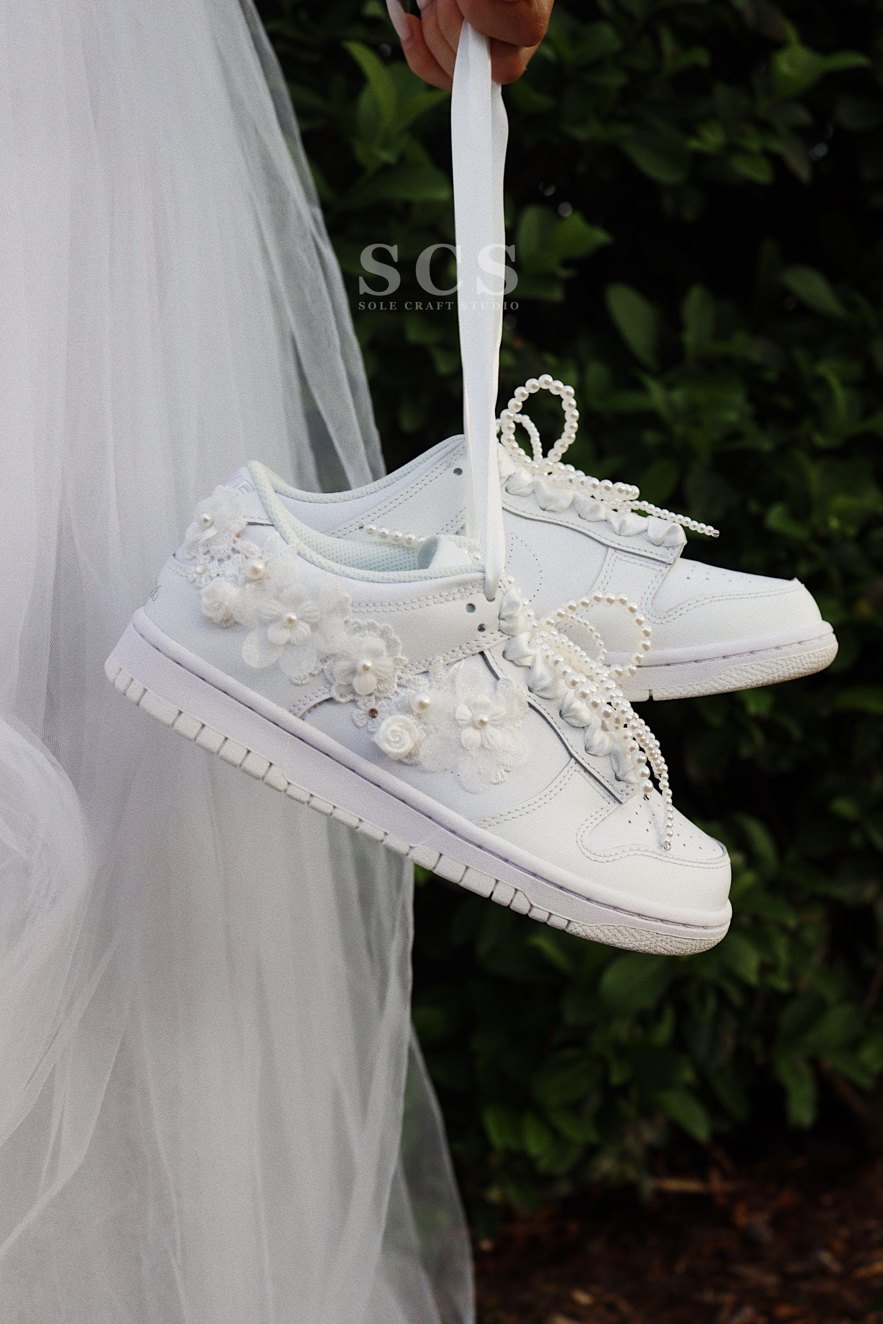 Custom Wedding Shoes | Dunk Low Sneakers | solecraftstudio