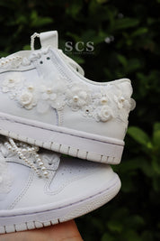 Custom Wedding Shoes | Dunk Low Sneakers | solecraftstudio