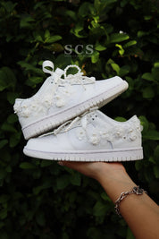 Custom Wedding Shoes | Dunk Low Sneakers | solecraftstudio