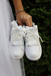 Custom Wedding Shoes | Dunk Low Sneakers | solecraftstudio