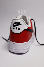 AF1 Red and Black | Red and Black Air Force 1 | solecraftstudio