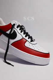 AF1 Red and Black | Red and Black Air Force 1 | solecraftstudio