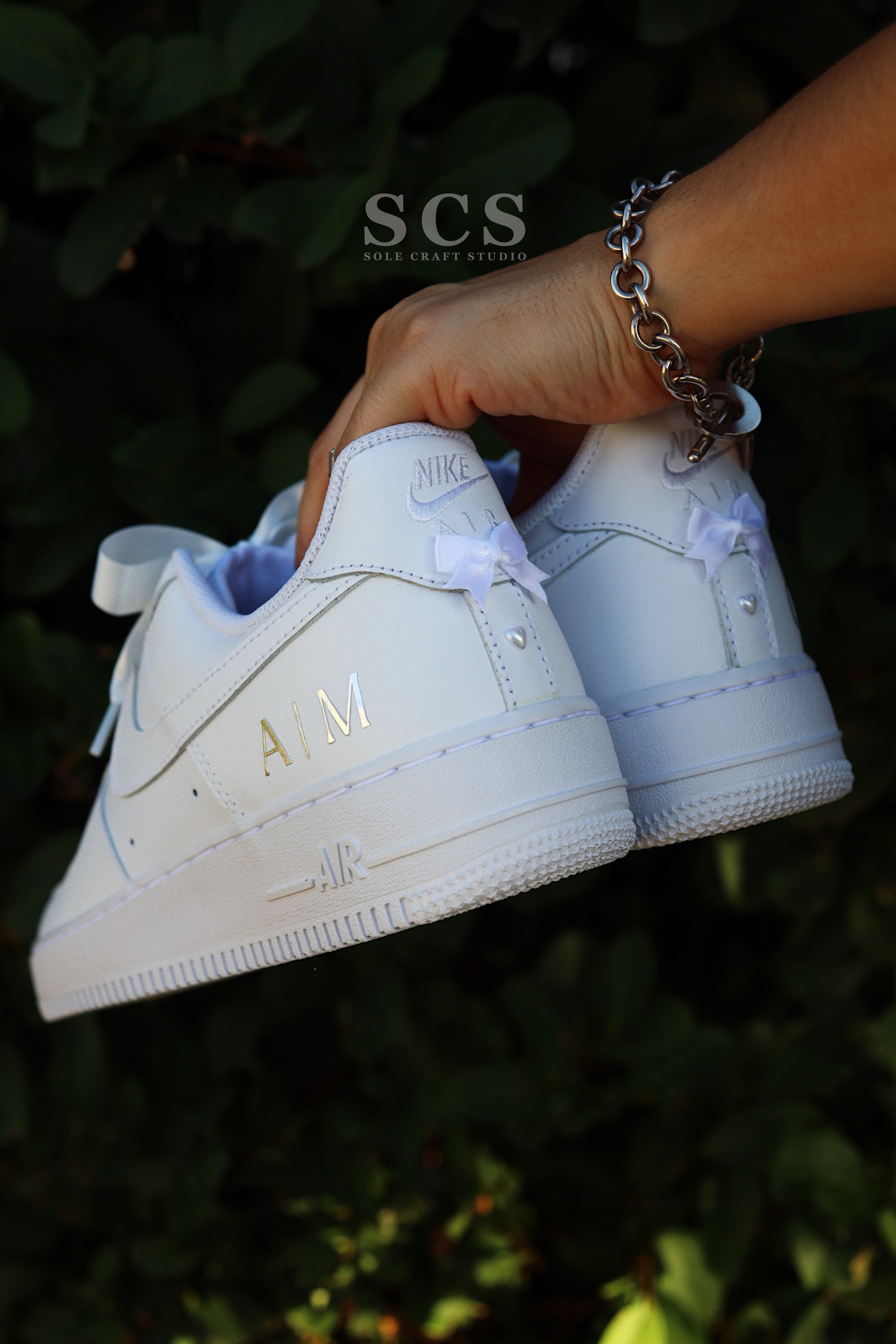 Air Force 1 Wedding Shoes | Bridal Sneakers | solecraftstudio