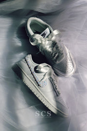 Wedding Dunk Shoes | Bridal Sneakers | solecraftstudio