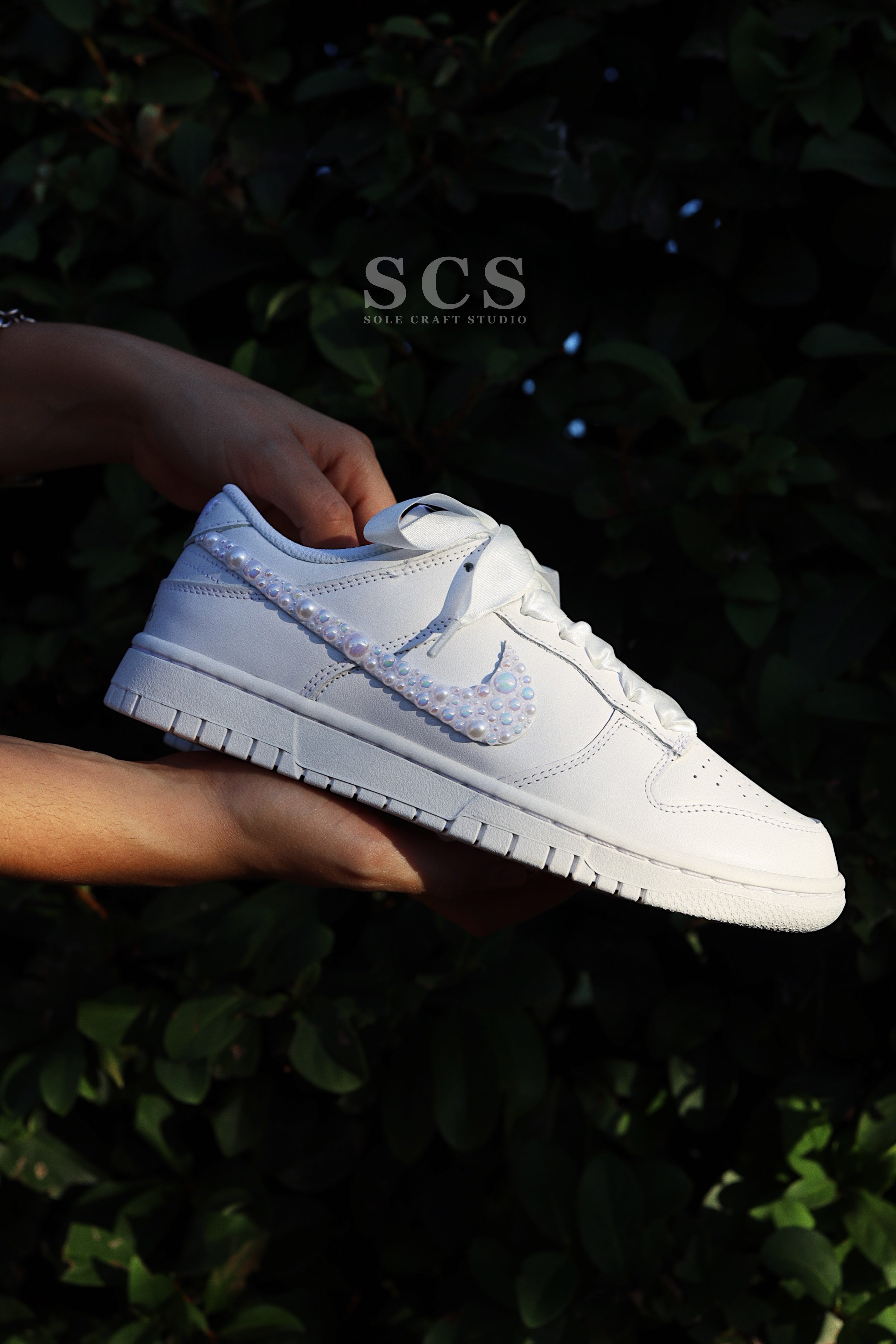 Wedding Dunk Shoes | Bridal Sneakers | solecraftstudio