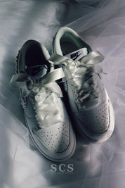 Wedding Dunk Shoes | Bridal Sneakers | solecraftstudio