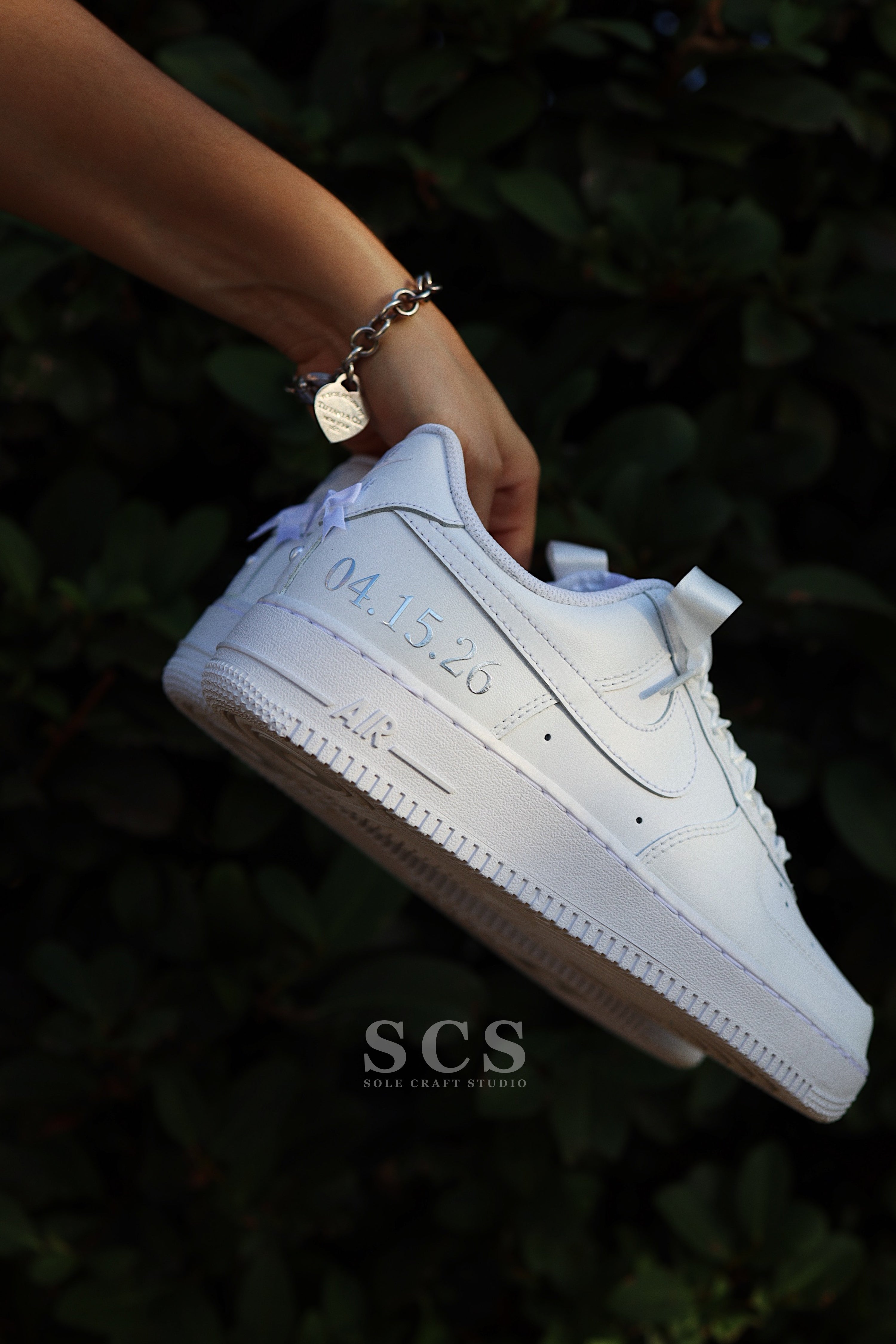 Air Force 1 Wedding Shoes | Bridal Sneakers | solecraftstudio