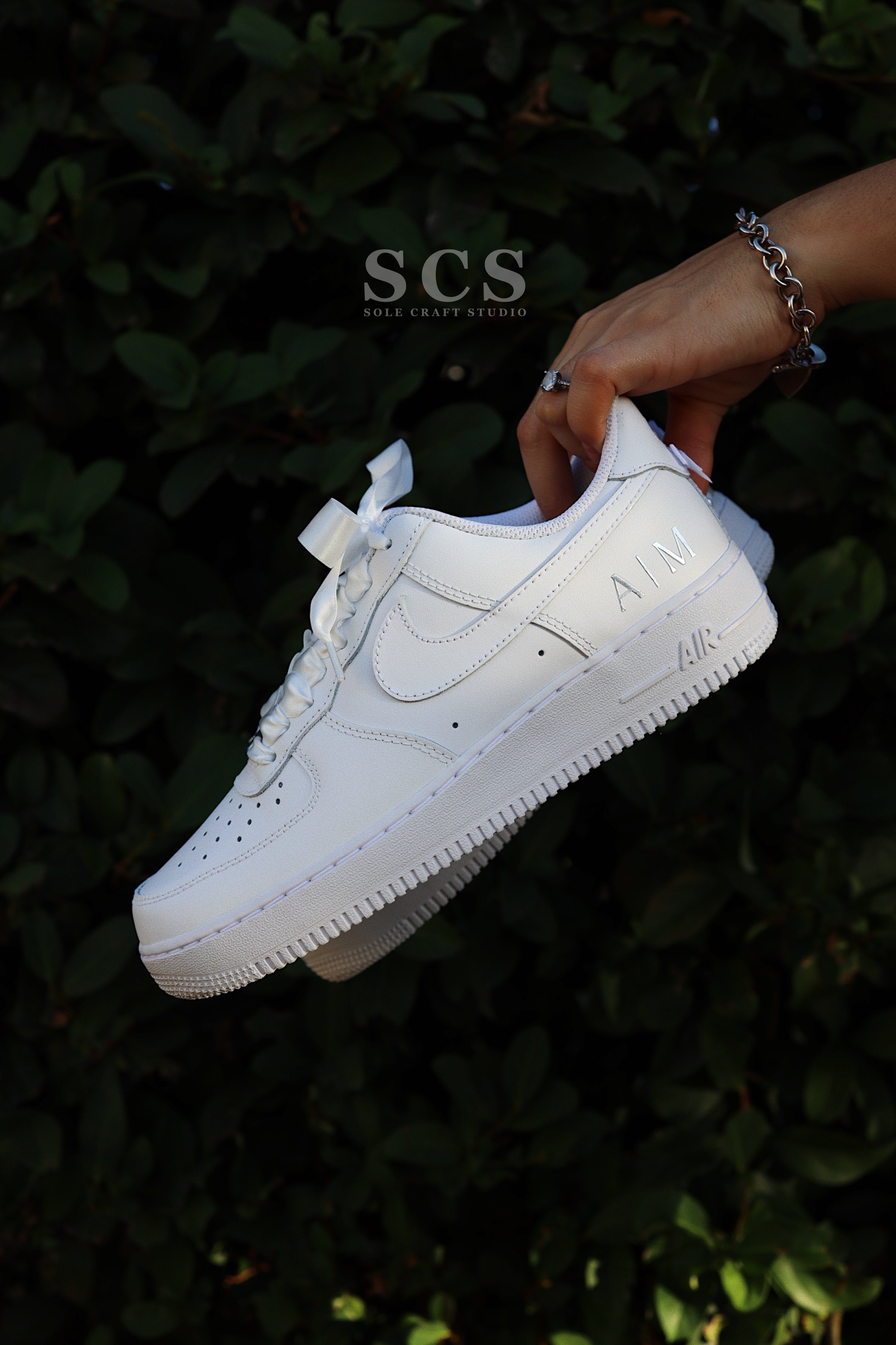 Air Force 1 Wedding Shoes | Bridal Sneakers | solecraftstudio