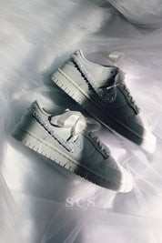 Wedding Dunk Shoes | Bridal Sneakers | solecraftstudio