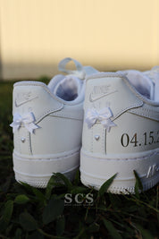 Air Force 1 Wedding Shoes | Bridal Sneakers | solecraftstudio