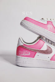 Custom Pink Air Force 1 | Barbie Air Force 1 | solecraftstudio