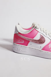 Custom Pink Air Force 1 | Barbie Air Force 1 | solecraftstudio