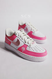 Custom Pink Air Force 1 | Barbie Air Force 1 | solecraftstudio