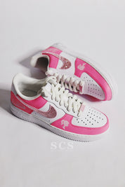 Custom Pink Air Force 1 | Barbie Air Force 1 | solecraftstudio