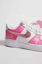 Custom Pink Air Force 1 | Barbie Air Force 1 | solecraftstudio