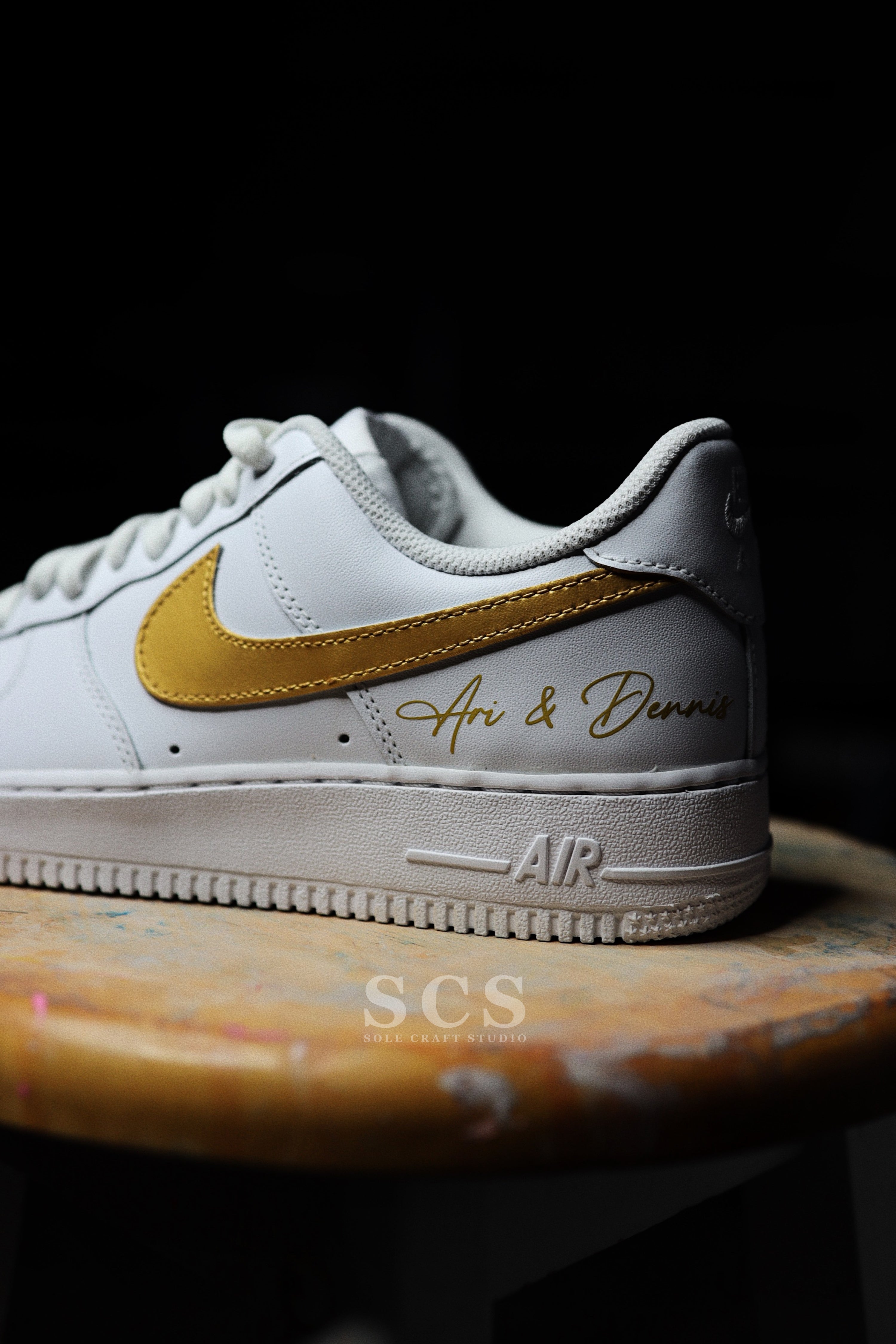 AF1 Groom Edition | Groom Wedding Sneakers | solecraftstudio
