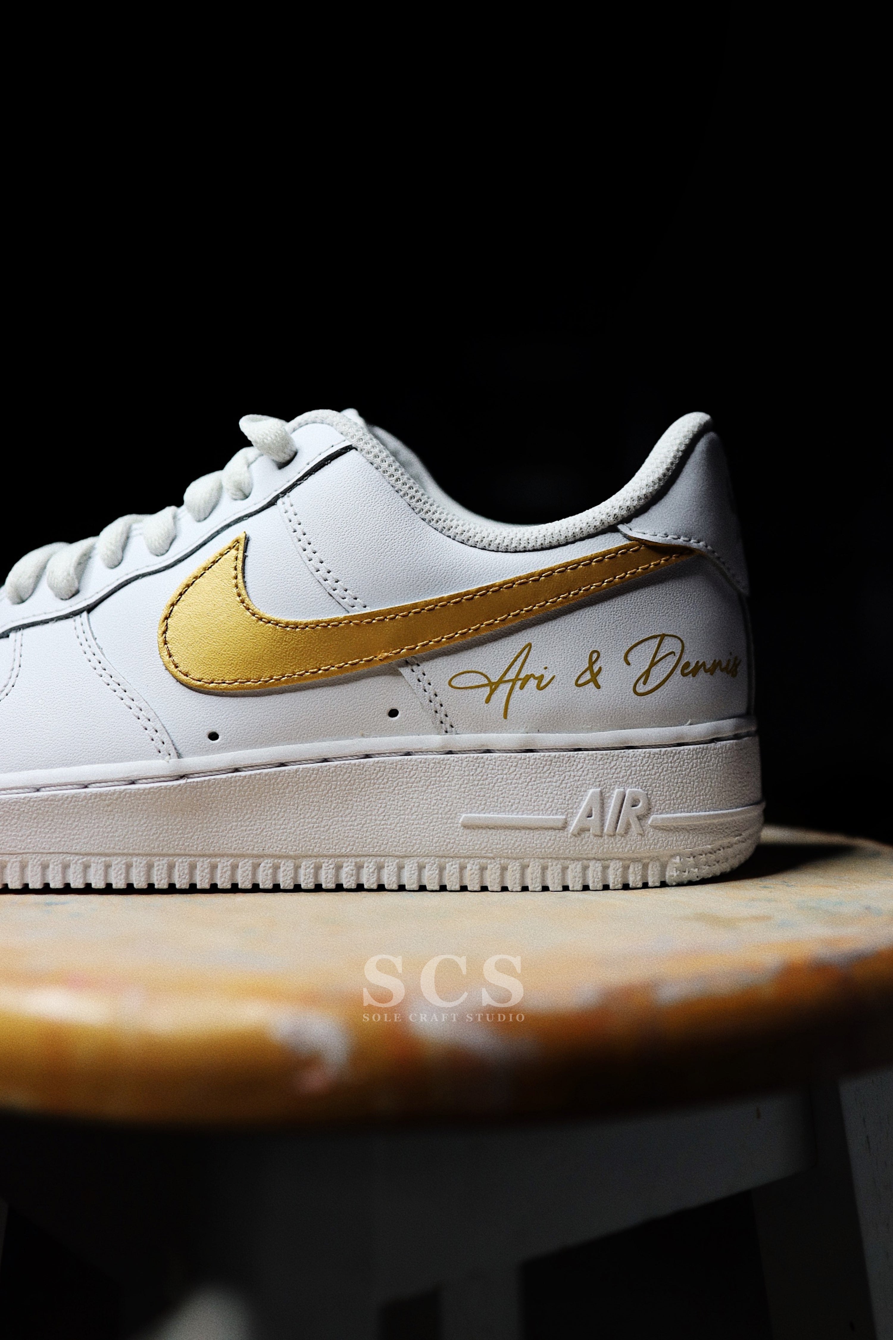 AF1 Groom Edition | Groom Wedding Sneakers | solecraftstudio