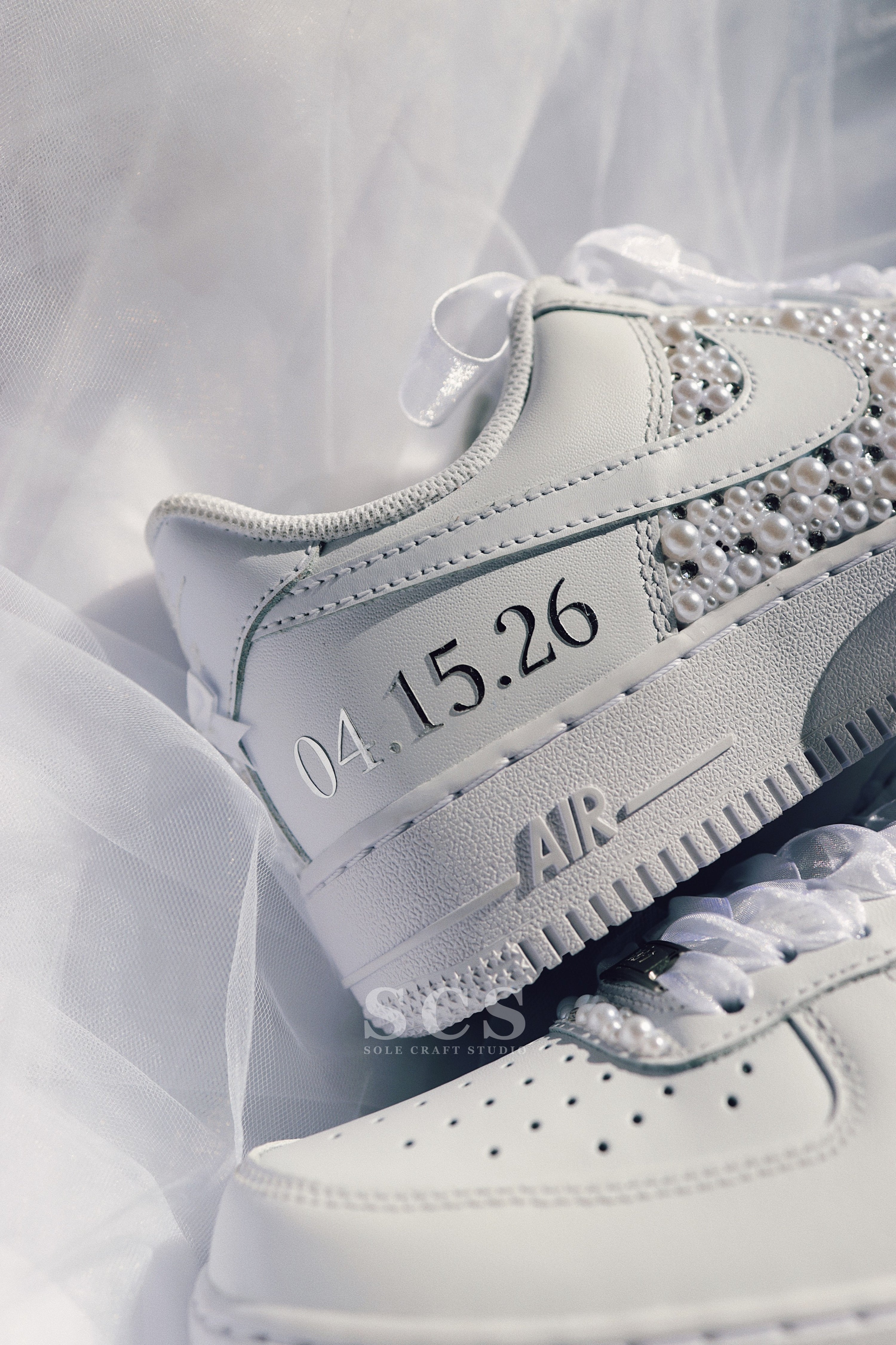 Bridal Nike Wedding Sneakers | Wedding Sneakers | solecraftstudio