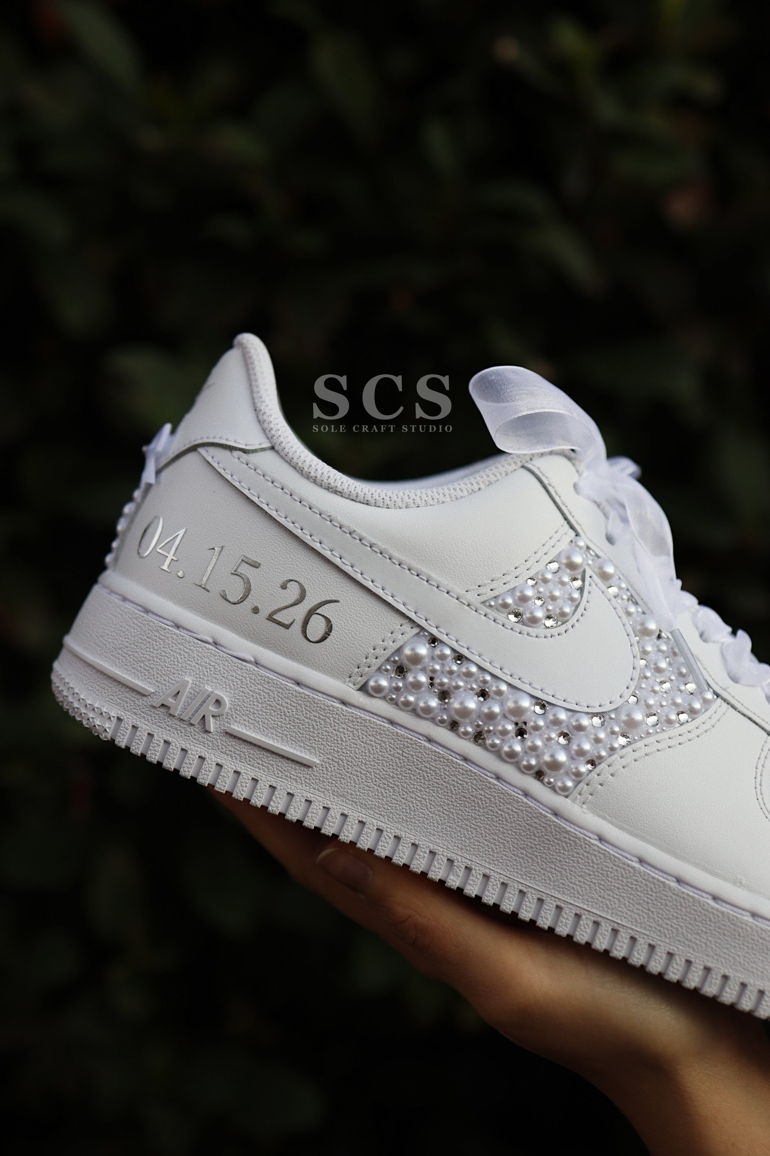 Bridal Nike Wedding Sneakers | Wedding Sneakers | solecraftstudio