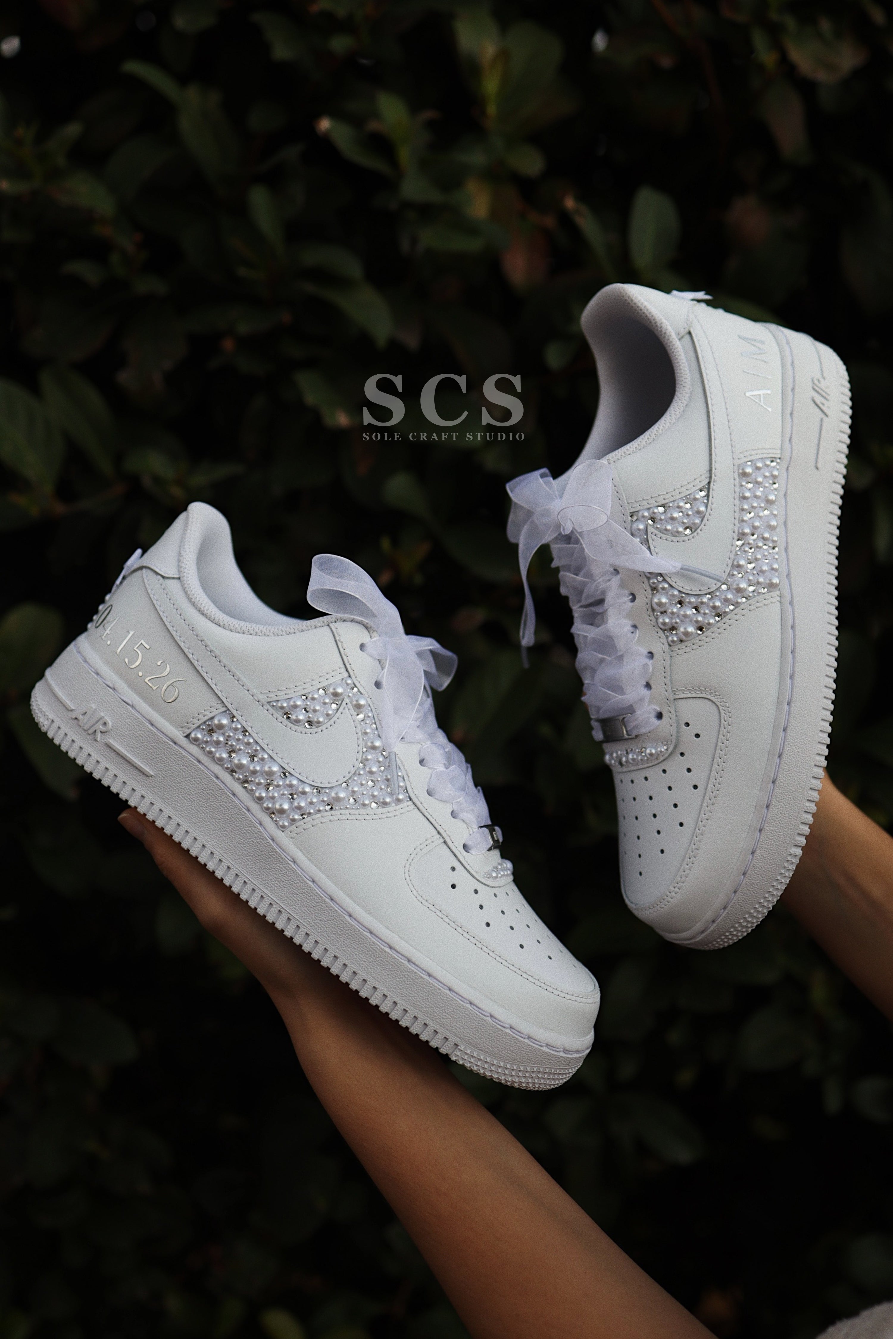Bridal Nike Wedding Sneakers | Wedding Sneakers | solecraftstudio