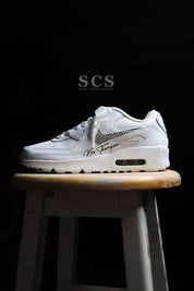 Nike Bridal Sneakers | Air Max 90 Shoes | solecraftstudio
