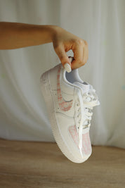 D1 Mono Air Force 1 Low Blush Pink AF1 Custom Sneakers Unisex