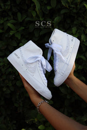 Customized Bridal Shoes | Custom Nike Shoes | solecraftstudio