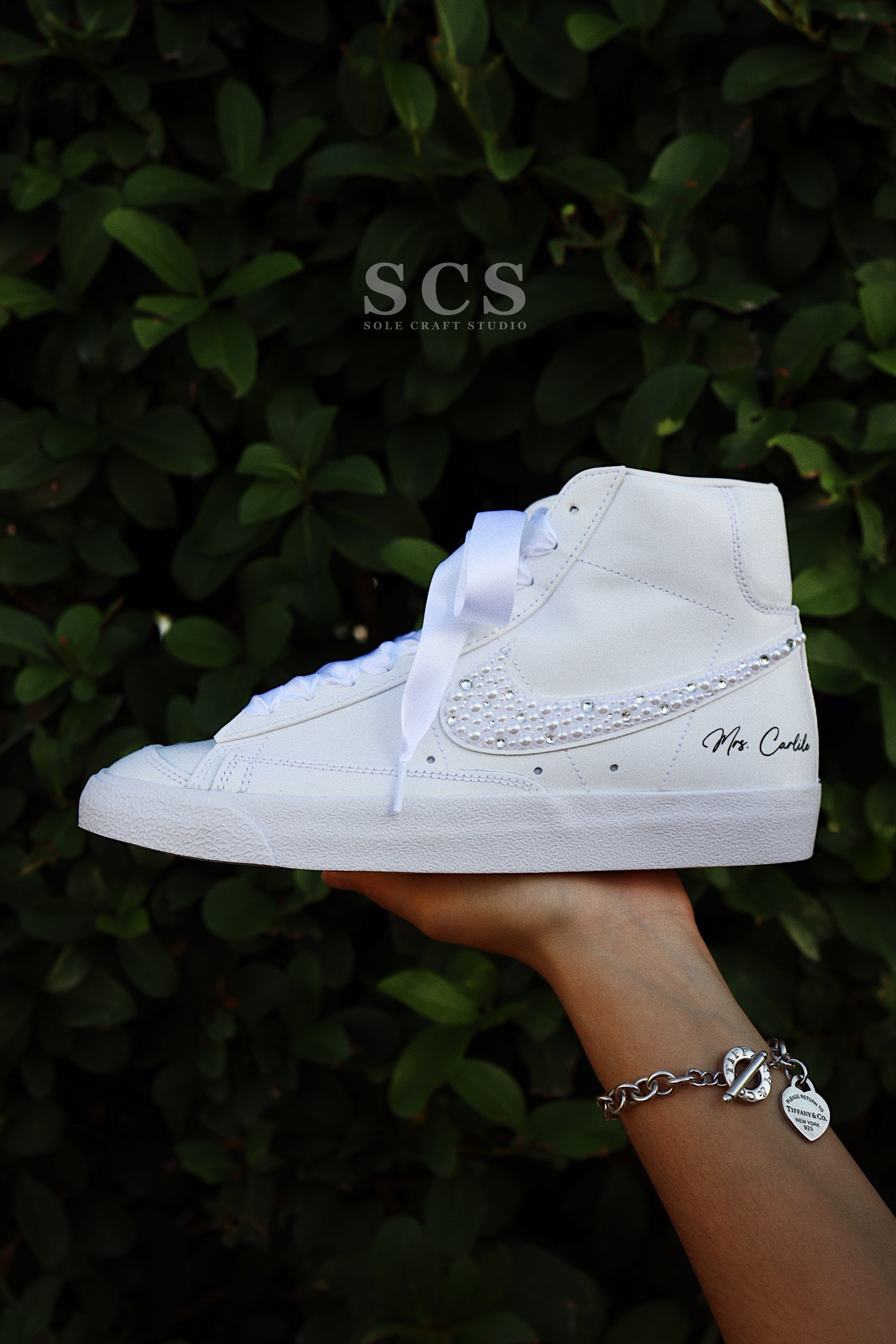 Customized Bridal Shoes | Custom Nike Shoes | solecraftstudio
