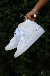 Customized Bridal Shoes | Custom Nike Shoes | solecraftstudio