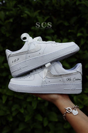 Wedding Shoes - AF1 Crystals | Bridal Sneakers | solecraftstudio