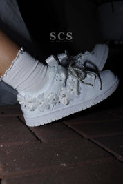 Custom Wedding Shoes | Dunk Low Sneakers | solecraftstudio