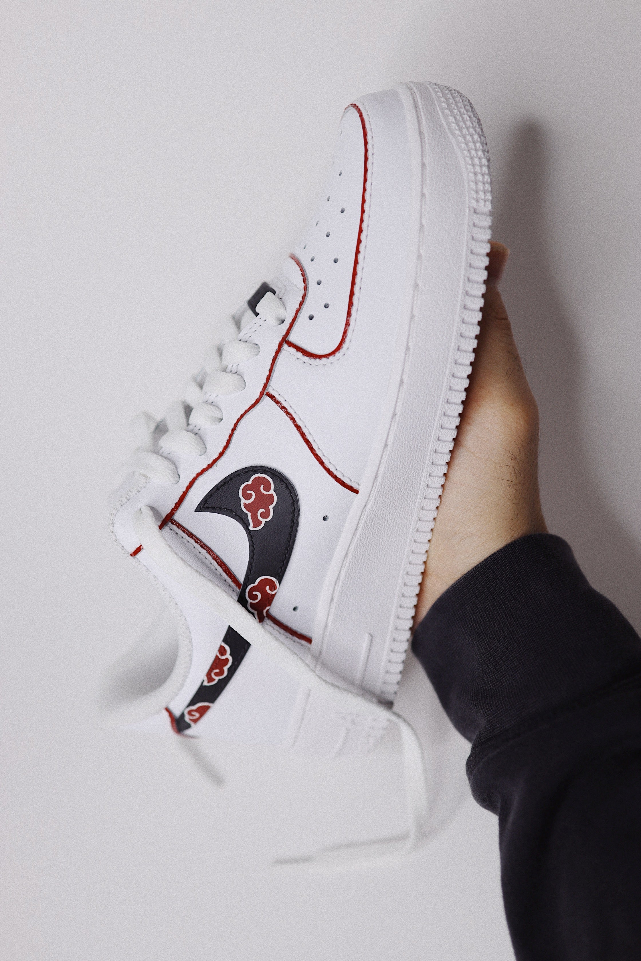 AF1 Anime Cloud | Custom Akatsuki Sneakers | solecraftstudio