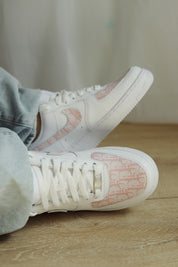 D1 Mono Air Force 1 Low Blush Pink AF1 Custom Sneakers Unisex