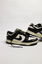 Aged Dunk Low Panda "Cooked" Black Cream Beige AF1 Custom Sneakers Unisex