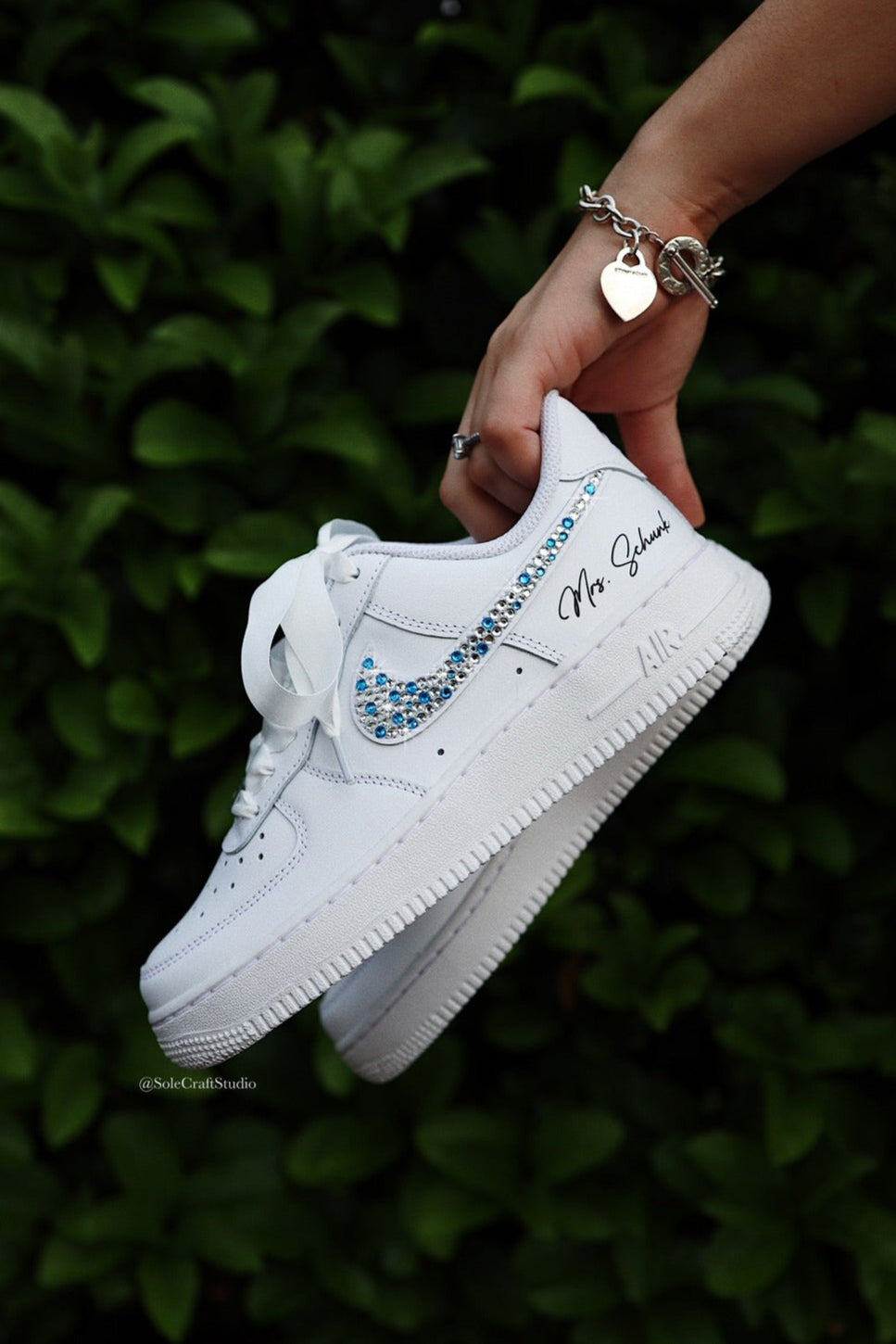 Bride and Groom Matching Shoes | Air Force 1 | solecraftstudio