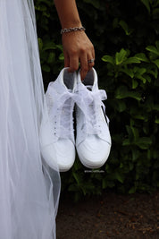 White Wedding Shoes | High Top Shoes | solecraftstudio