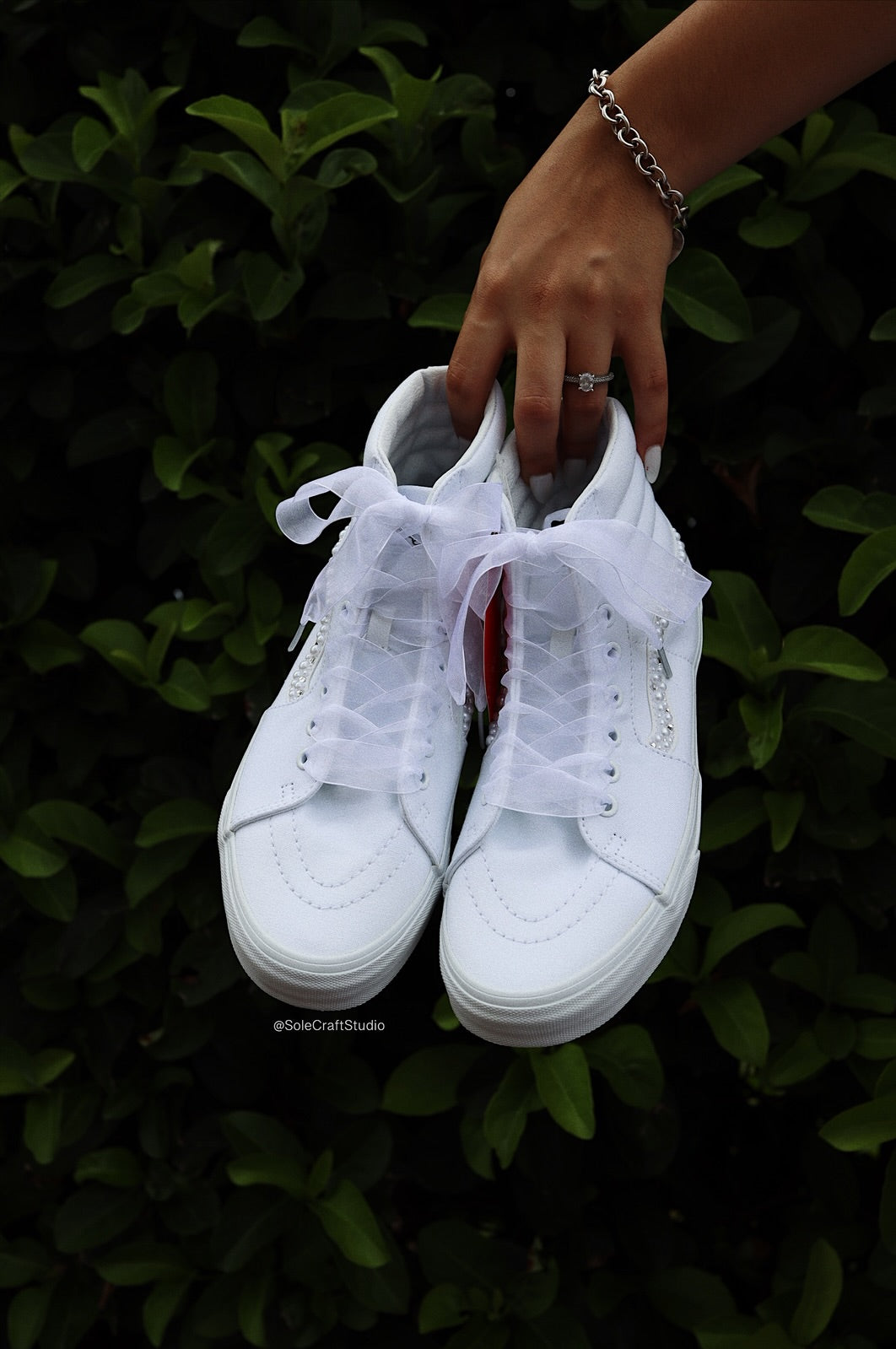 White Wedding Shoes | High Top Shoes | solecraftstudio