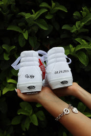 White Wedding Shoes | High Top Shoes | solecraftstudio