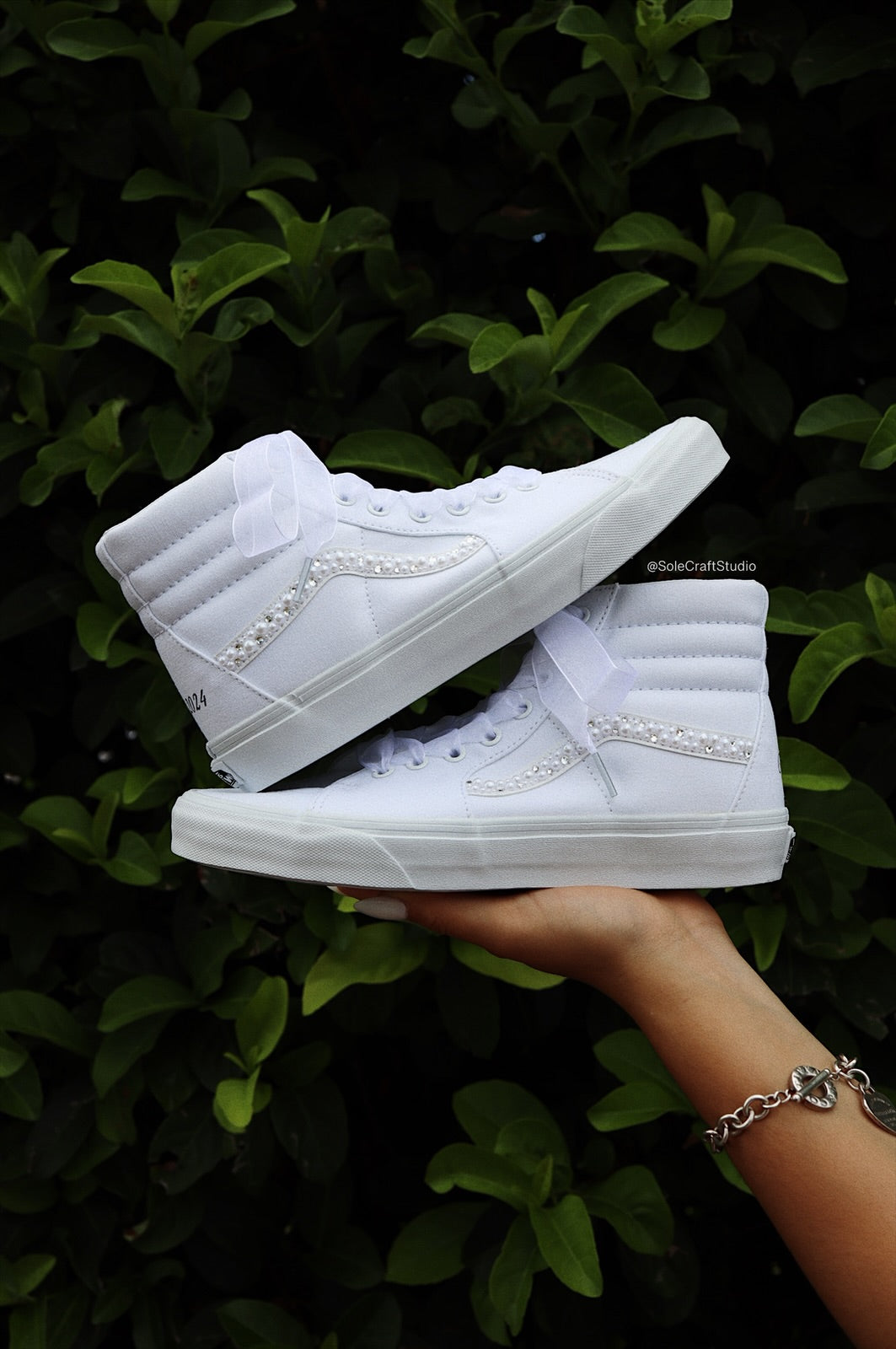 White Wedding Shoes | High Top Shoes | solecraftstudio