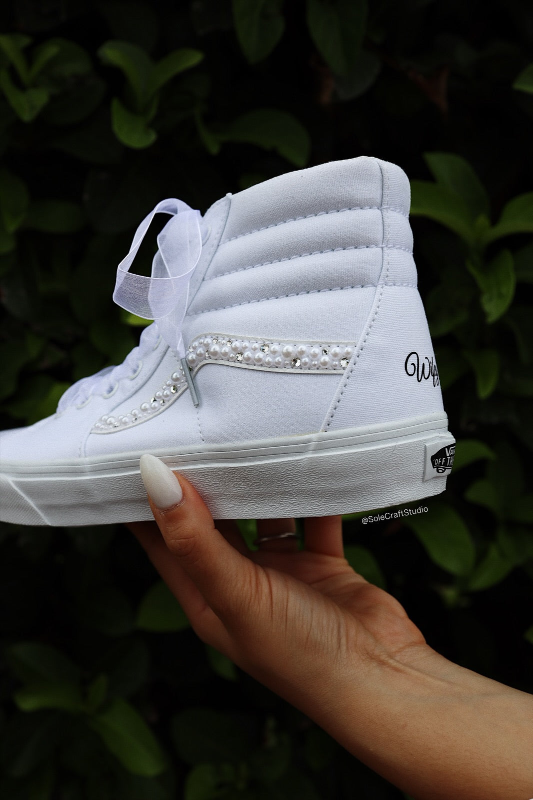 White Wedding Shoes | High Top Shoes | solecraftstudio