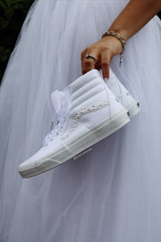 White Wedding Shoes | High Top Shoes | solecraftstudio