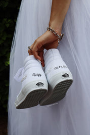 White Wedding Shoes | High Top Shoes | solecraftstudio