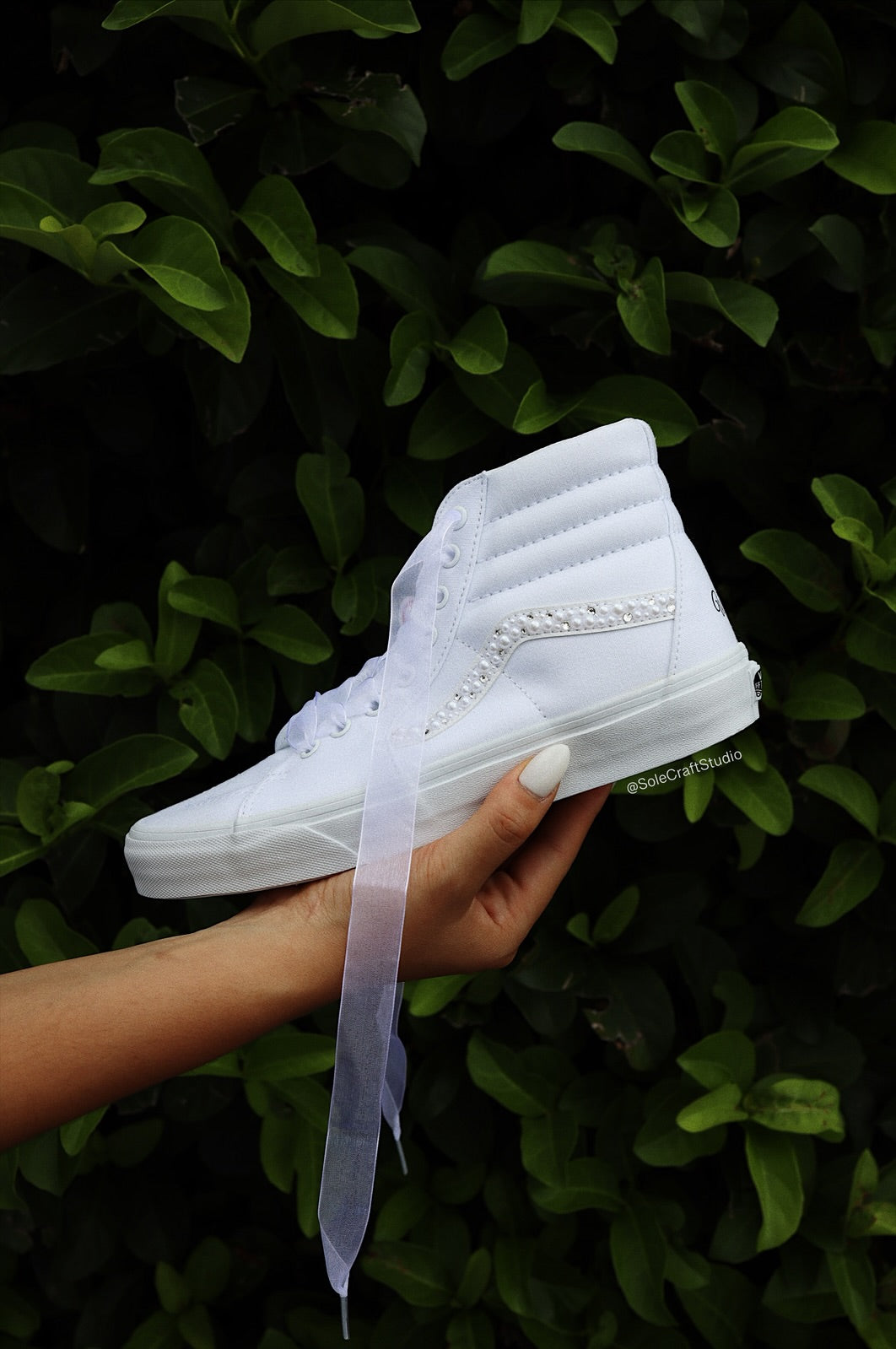 White Wedding Shoes | High Top Shoes | solecraftstudio