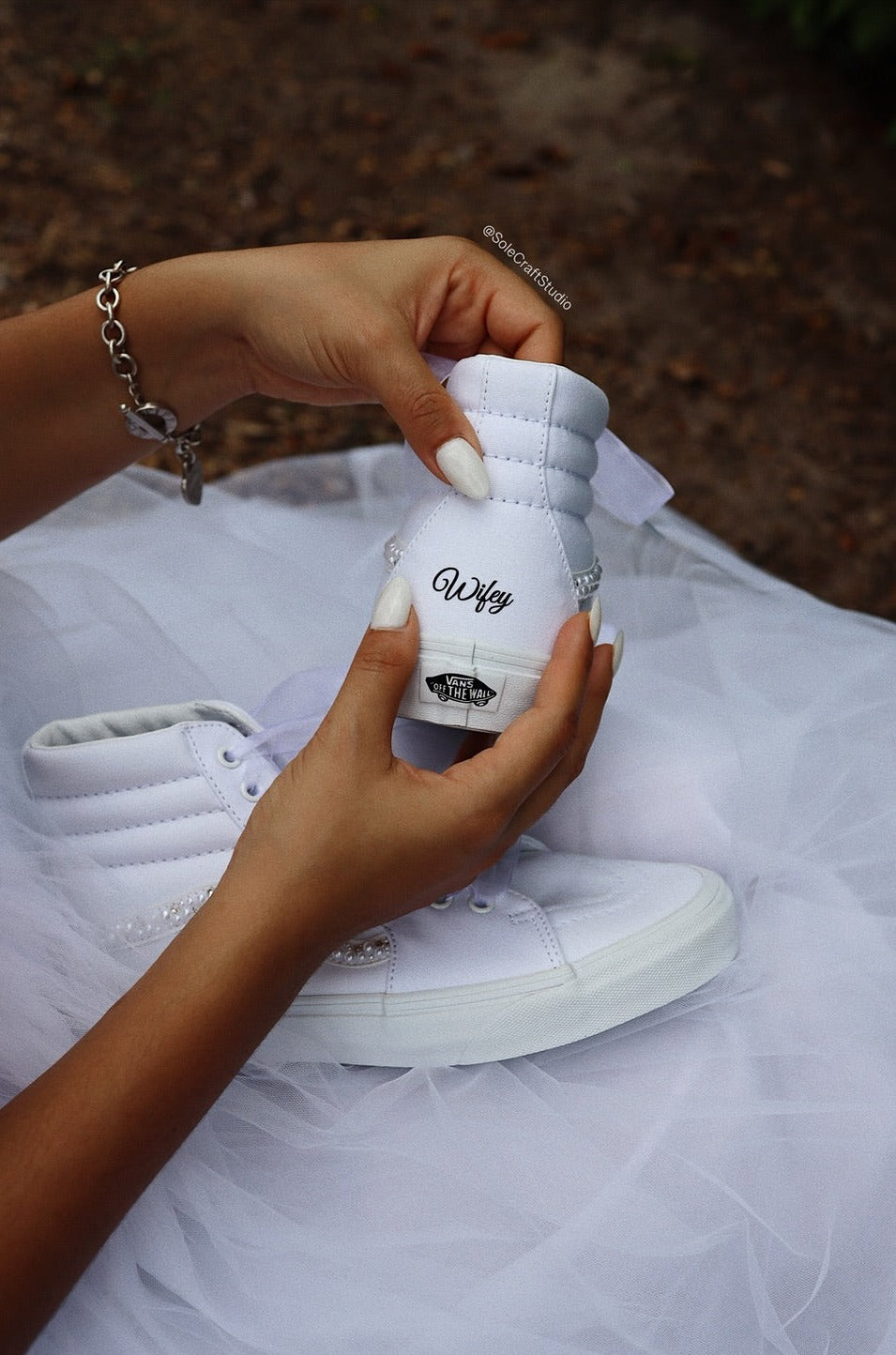 White Wedding Shoes | High Top Shoes | solecraftstudio