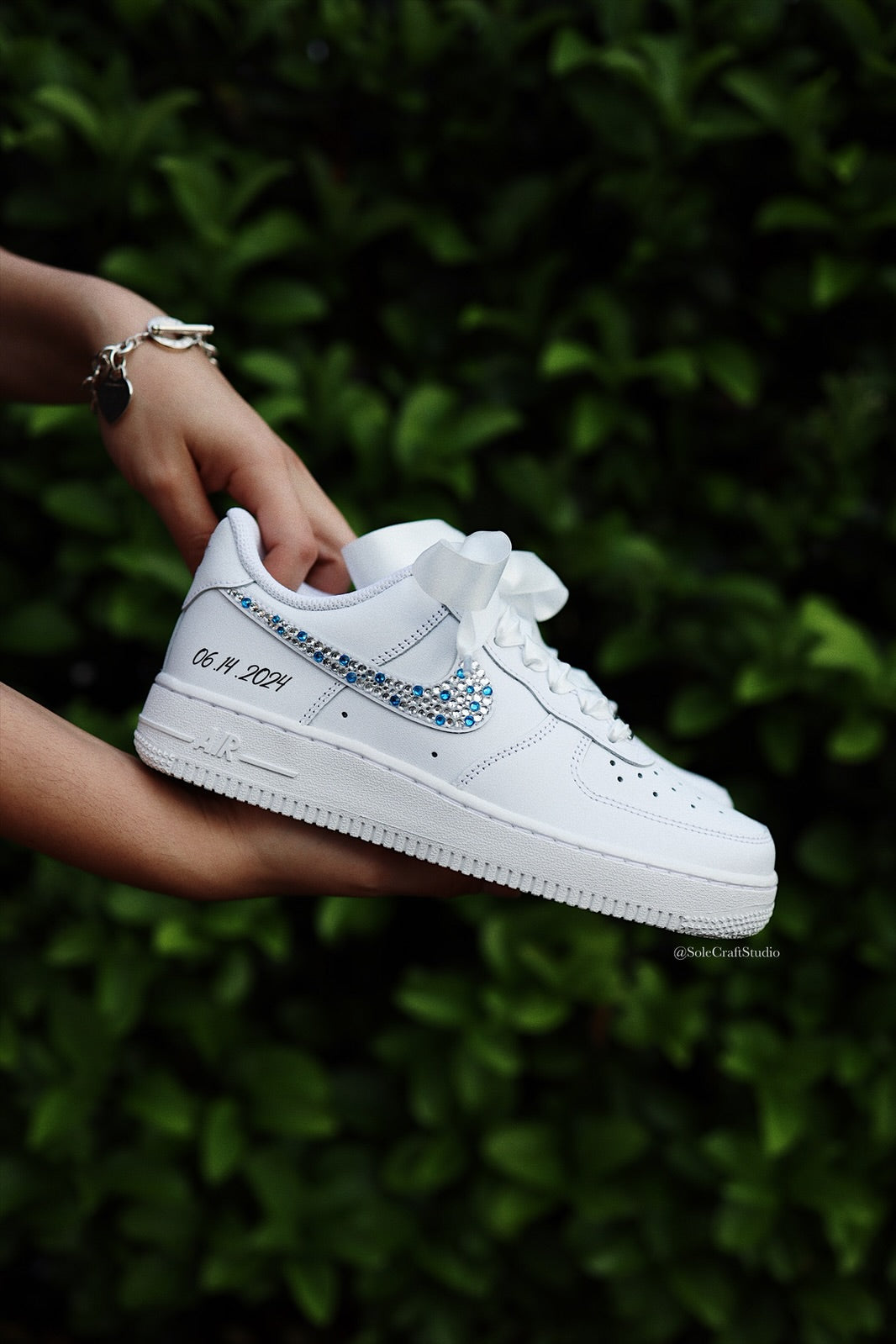 Bride and Groom Matching Shoes | Air Force 1 | solecraftstudio