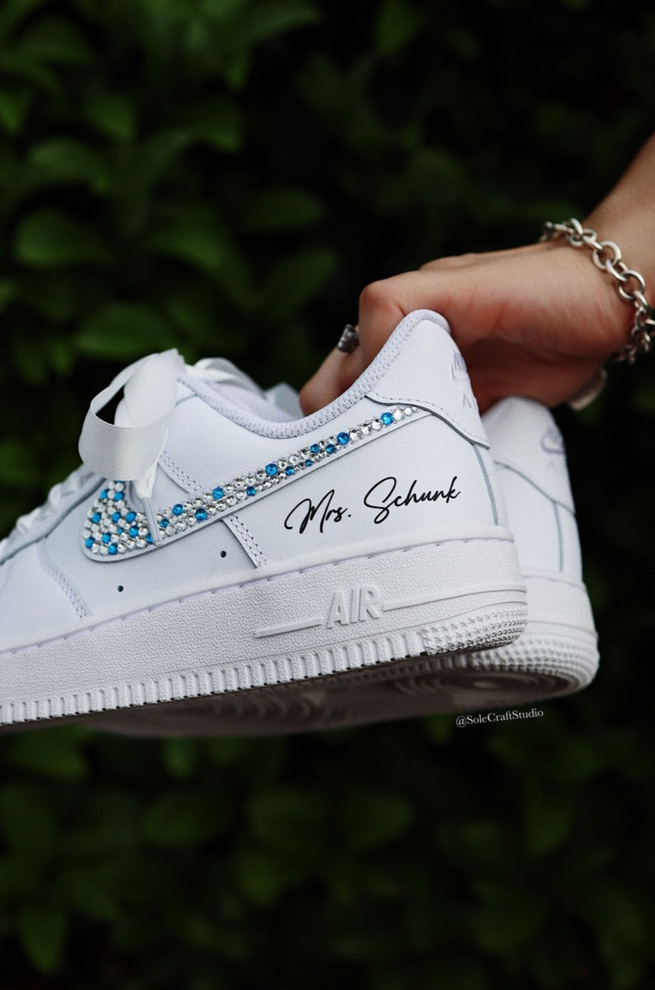 Bride and Groom Matching Shoes | Air Force 1 | solecraftstudio