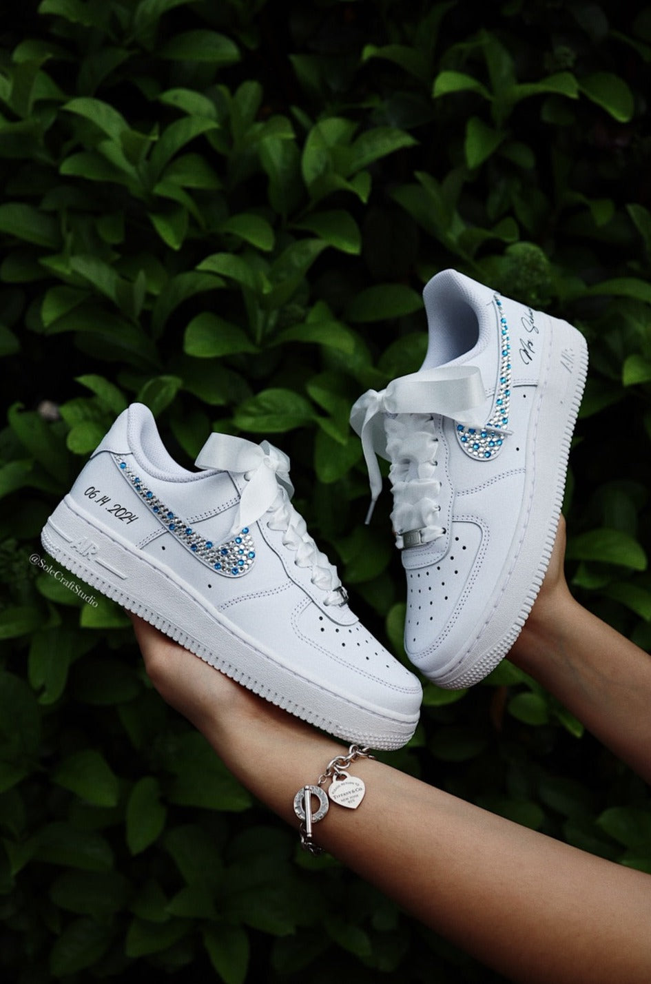Bride and Groom Matching Shoes | Air Force 1 | solecraftstudio