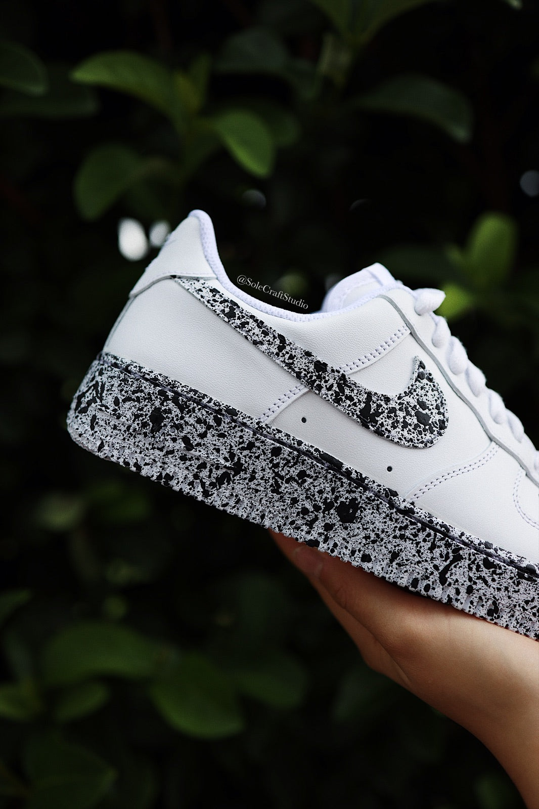 Custom Air Force 1 Low | Paint Splatter Shoes | solecraftstudio